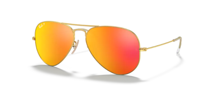 Aviator sunglasses orange deals