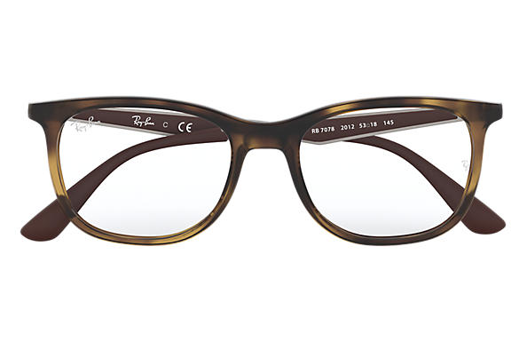 Ray-Ban Square RX 7078 Eyeglasses Replacement Pair Of Sides
