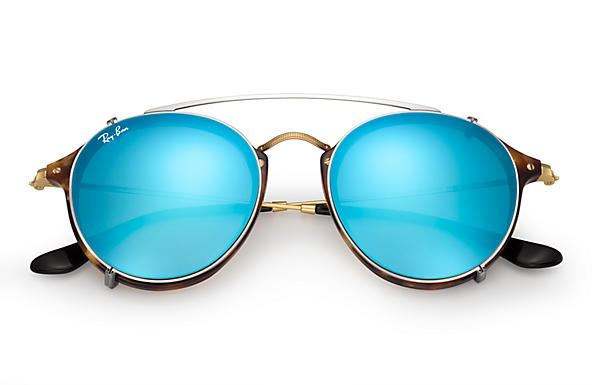Rb 2447 Ray Ban Round Fleck Blue Ray Ban Round Fleck Sunglasses 2025