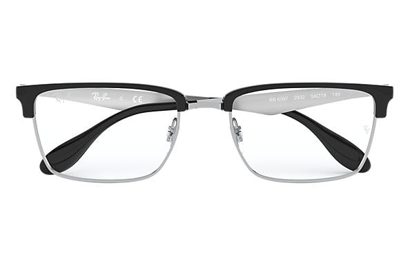 Ray-Ban Square RX 6397 Eyeglasses Replacement Pair Of Sides