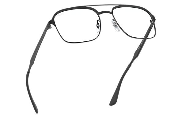 Ray-Ban Square RX 6404 Eyeglasses Replacement Pair Of Sides
