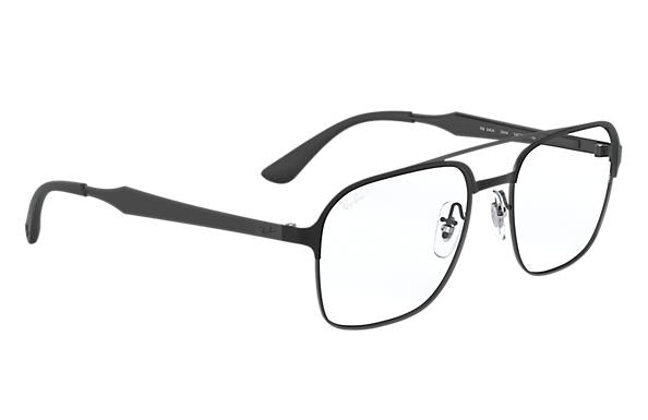 Ray-Ban Square RX 6404 Eyeglasses Replacement Pair Of Sides