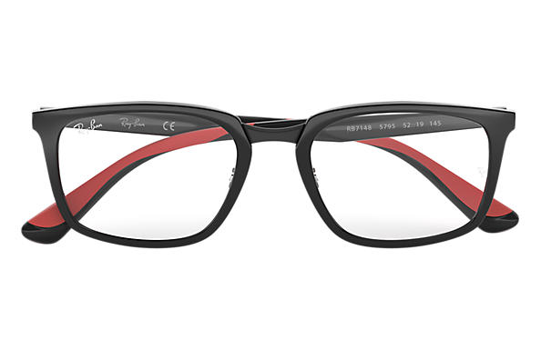 Ray-Ban Rectangle RX 7148 Eyeglasses Replacement Pair Of Sides