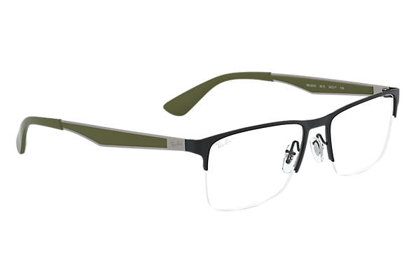 Ray-Ban Rectangle RX 6335 Eyeglasses Replacement Pair Of Sides