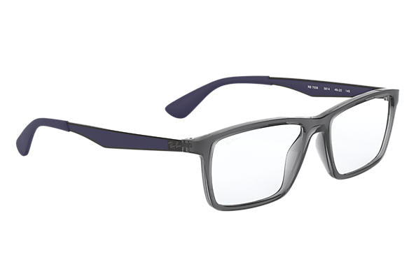 Ray-Ban Square RX 7056 Eyeglasses Replacement Pair Of Sides