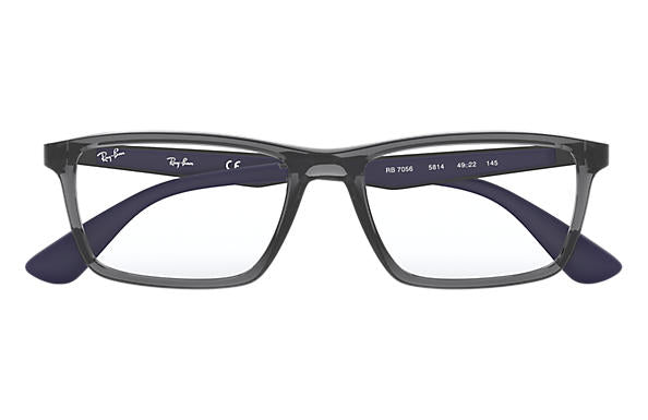 Ray-Ban Square RX 7056 Eyeglasses Replacement Pair Of Sides