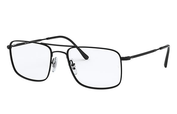 Ray-Ban Square RX 6434 Eyeglasses Replacement Pair Of Sides