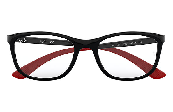 Ray-Ban Square RX 7169 Eyeglasses Replacement Pair Of Sides